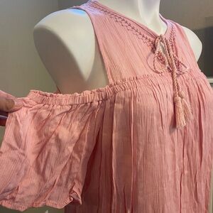 Love Tree Pink Off-Shoulder Dress